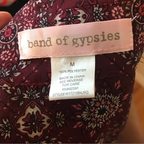 Women’s Medium Long, Sheer Top By Band Of Gypsies. - Picture 5 of 5